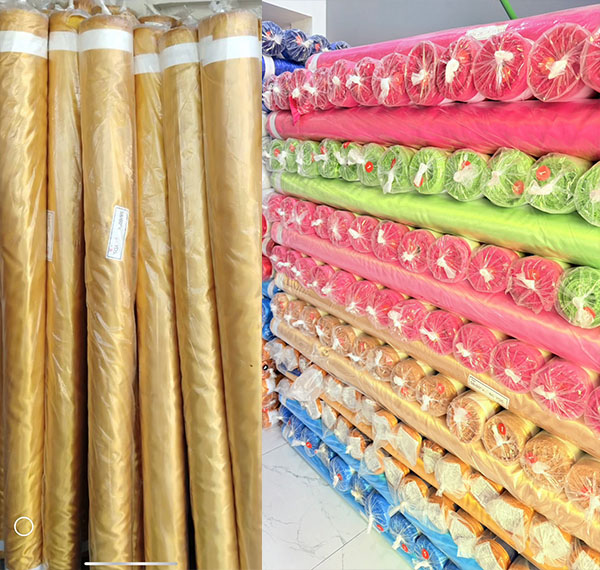สมคิดผ้าไทย  ร้านผ้าต่วน ซาติน จำหน่ายผ้าต่วนซาติน ผ้าโพลี ผ้ากีฬา ผ้าต่วน ผ้าโพลี ผ้ากีฬา ผ้าโซล่อน ผ้ายืด ผ้าสต็อก ฯลฯ สนใจสามารถแวะเข้ามาดูเพิ่มเติมที่ร้านได้เลยจ้า